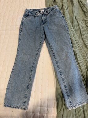Good American Good Boy Straight Leg Jeans